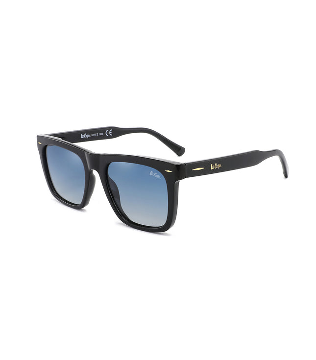 LC1021C03 - Gr. Blue Lens - Shiny Black Frame - Sunglasses