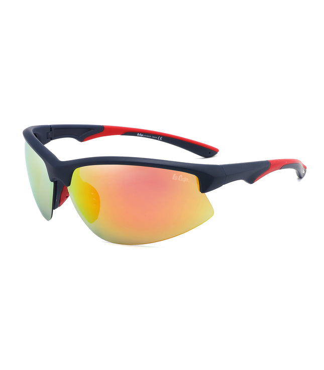 LC1009C02 - Red Revo Lens - M.Blue Frame - Sunglasses