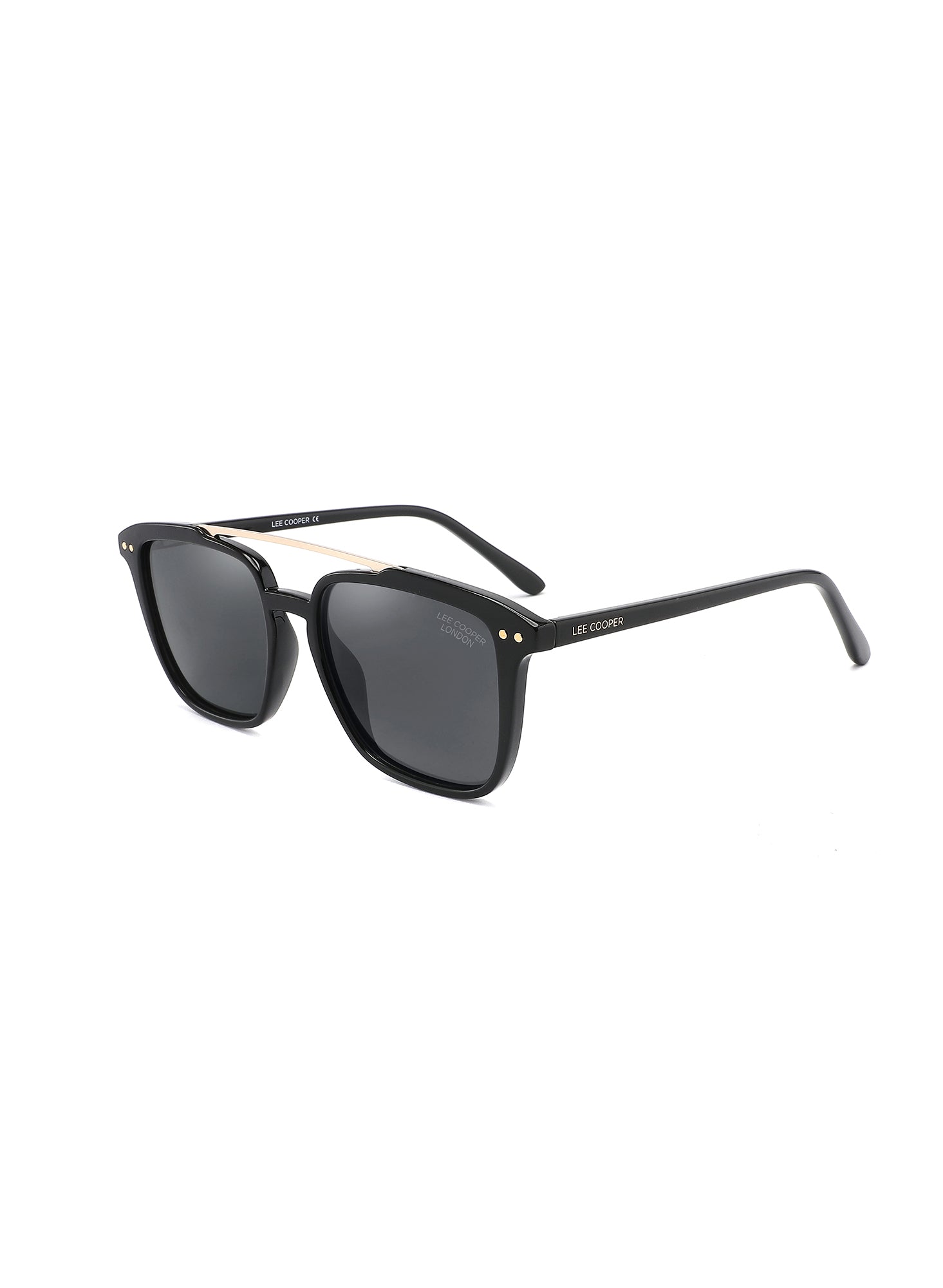 LC1019C01 - Single Black Lens - Shiny Black Frame - Full-Frame - Sunglasses