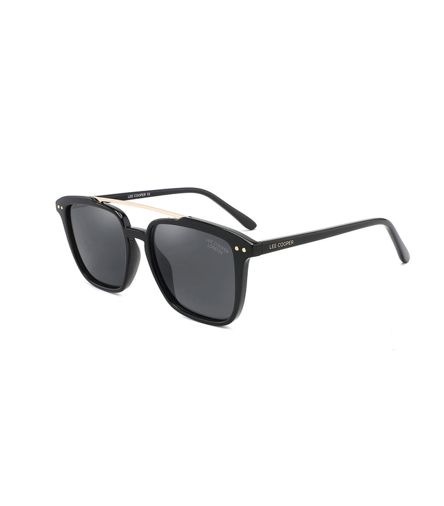 LC1019C01 - Single Black Lens - Shiny Black Frame - Full-Frame - Sunglasses