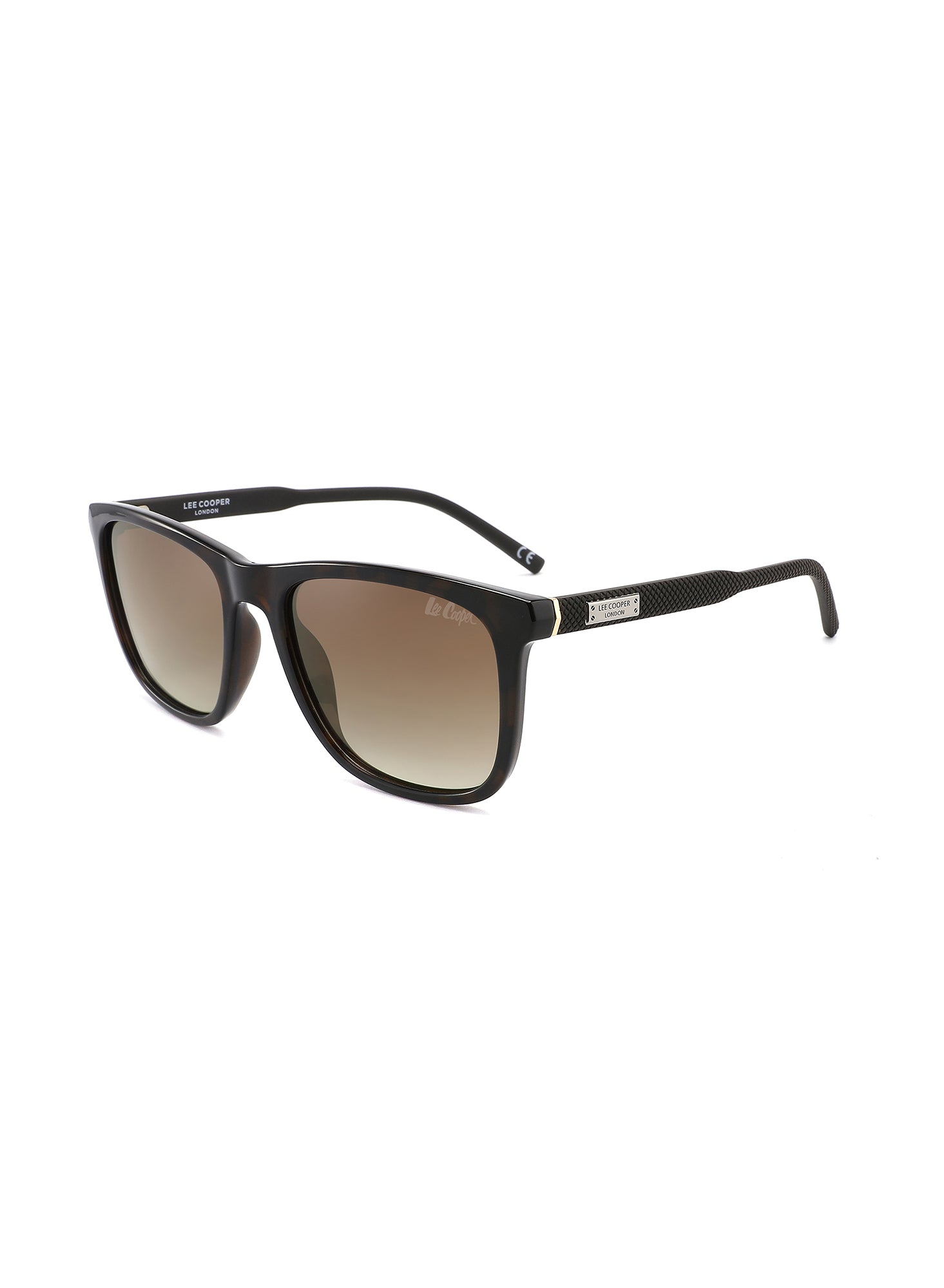 LC1040C02 - Gradient Brown Lens - Demi Frame - Sunglasses