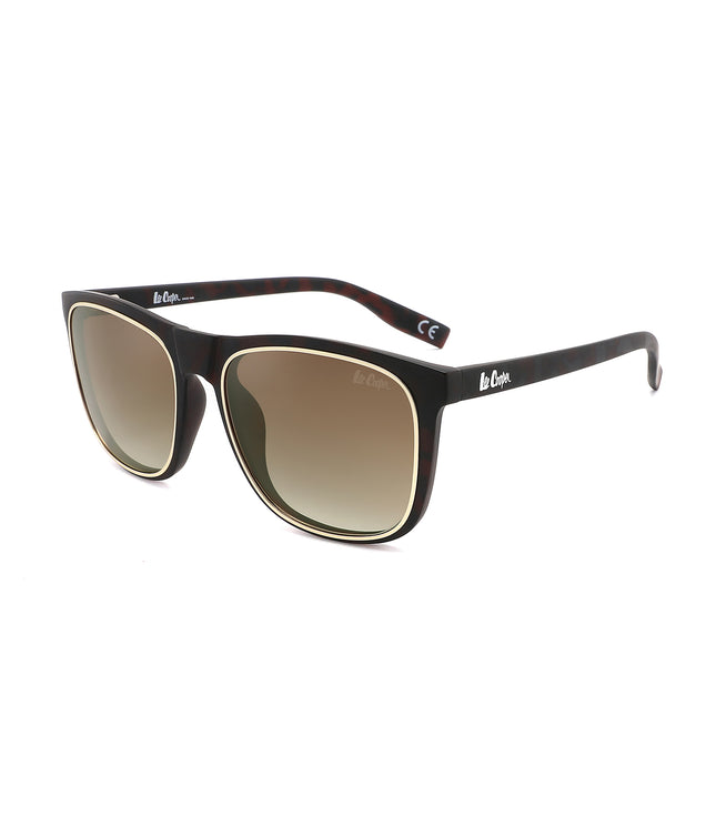 LC1006C03 - Gradient Brown Lens - DEMI Frame - Sunglasses