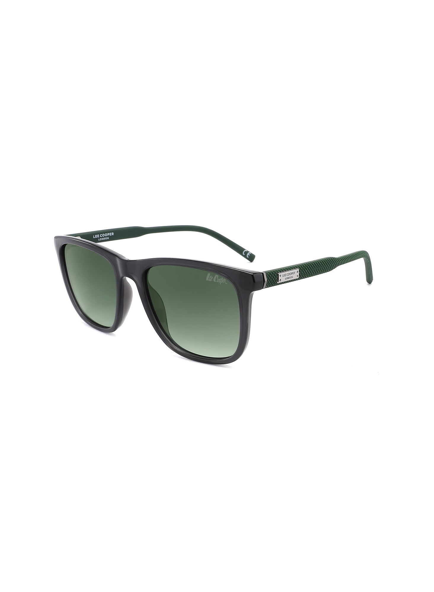 LC1040C01 - Gradient Green Lens - Grey Frame - Sunglasses