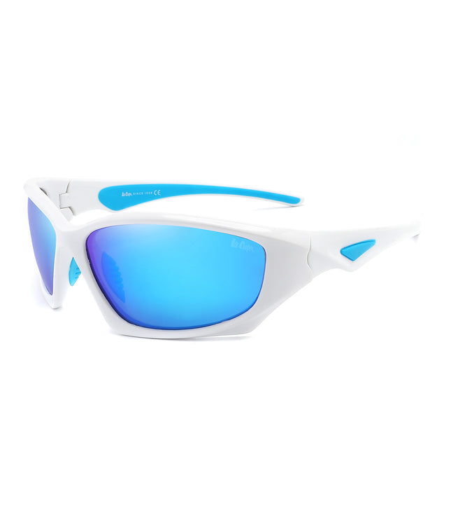 LC1011C03 - Ice Blue Revo Lens - WHITE Frame - Sunglasses