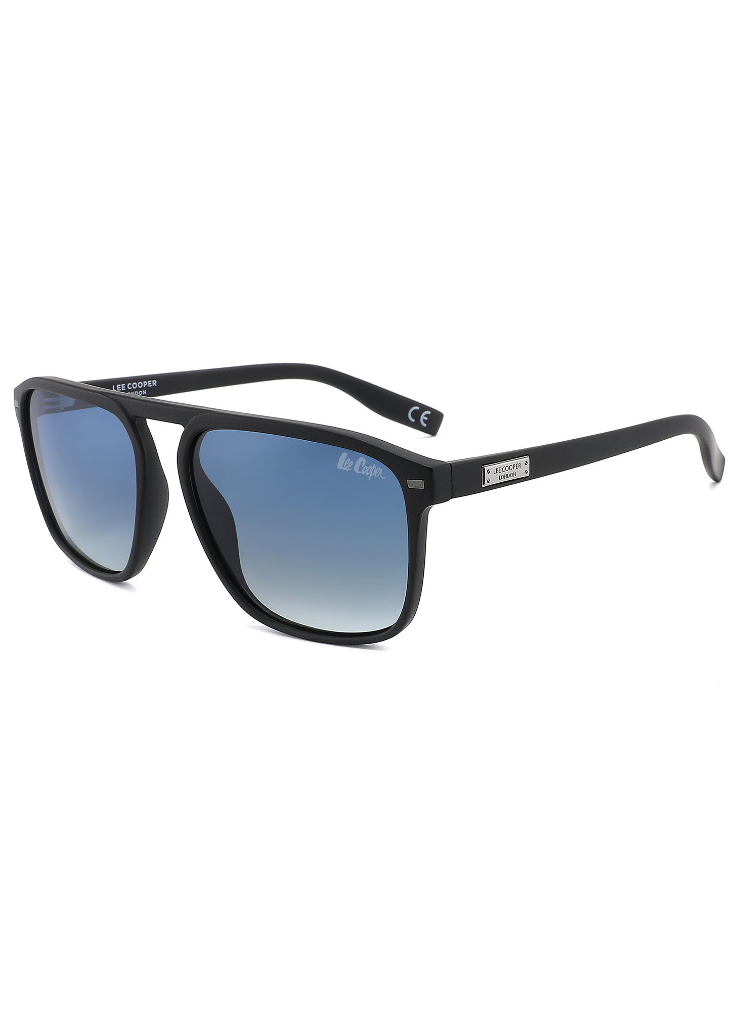 LC1005C02 - Gradient Blue Lens - Black Frame - Sunglasses