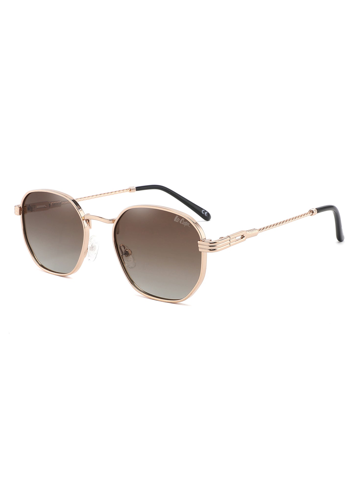 LC1008C01 - Gr.Brown Lens - Gold Frame - Sunglasses