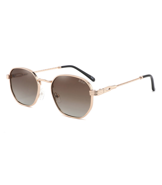 LC1008C01 - Gr.Brown Lens - Gold Frame - Sunglasses