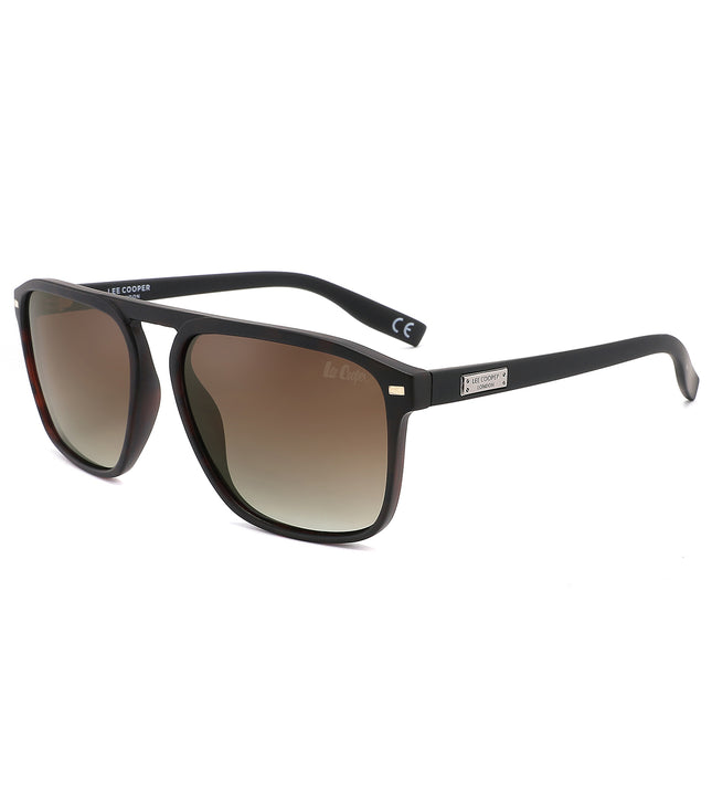 LC1005C03 - Gradient Brown Lens - DEMI Frame - Sunglasses