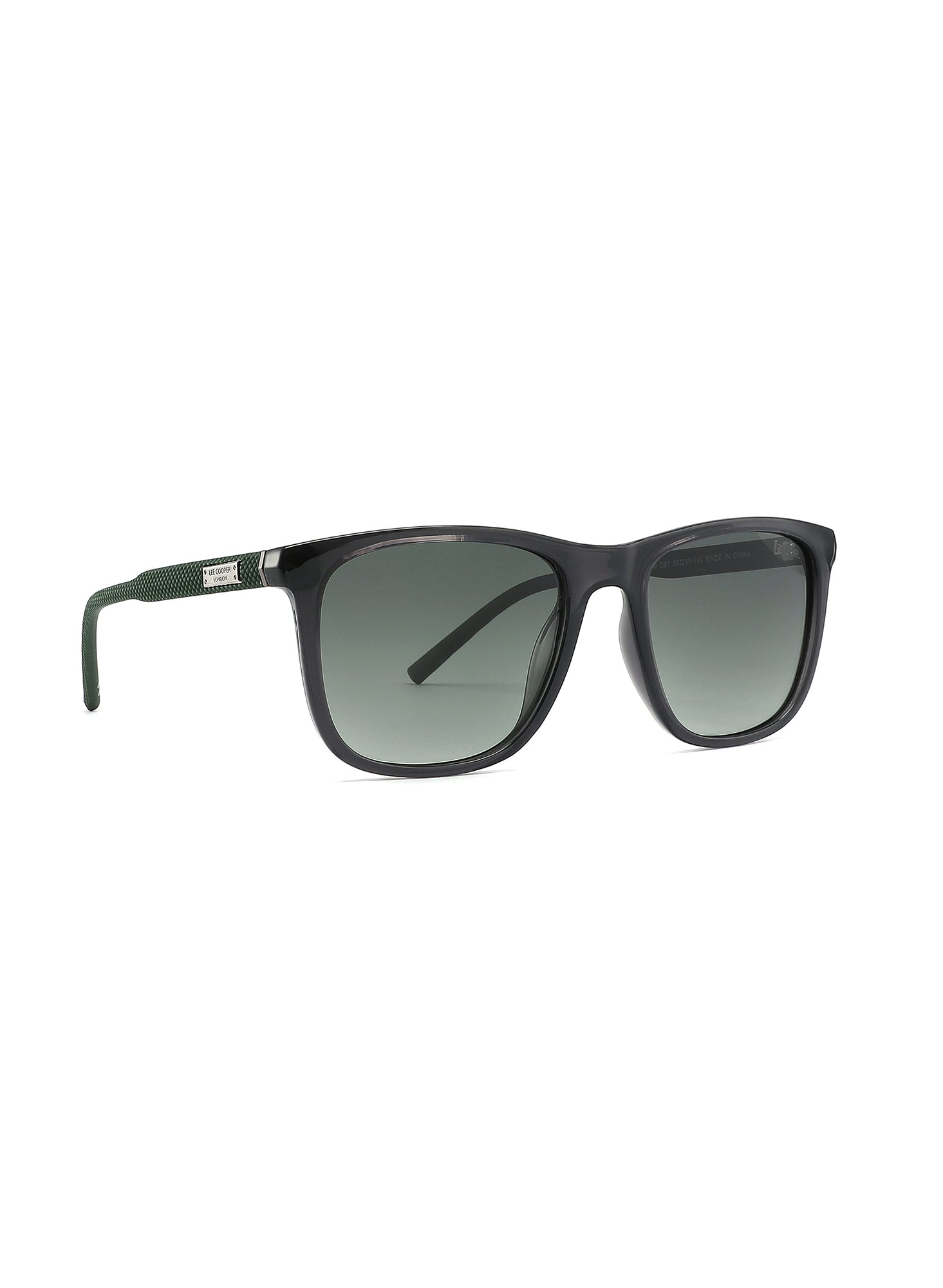 LC1040C01 - Gradient Green Lens - Grey Frame - Sunglasses