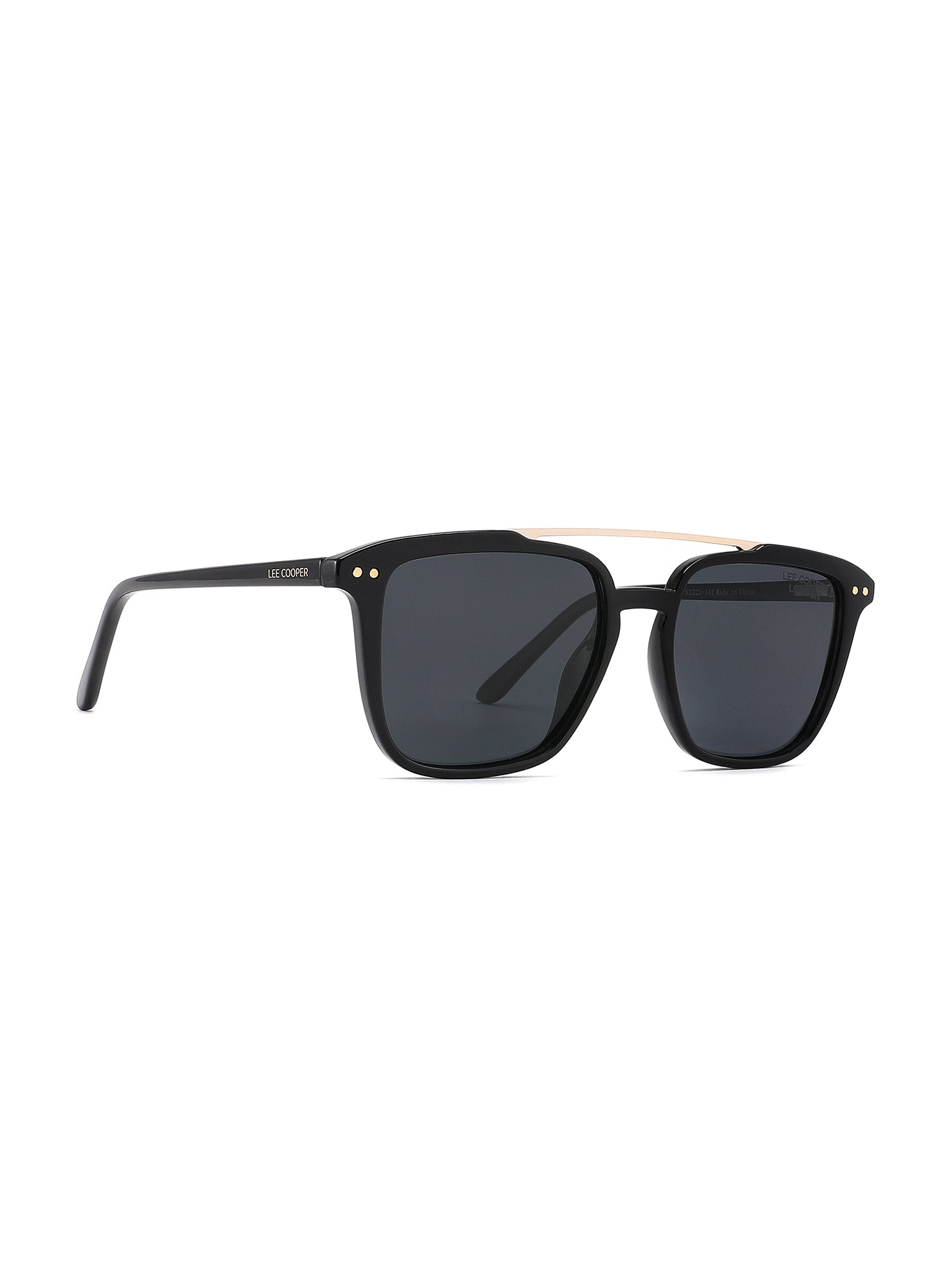 LC1019C01 - Single Black Lens - Shiny Black Frame - Full-Frame - Sunglasses