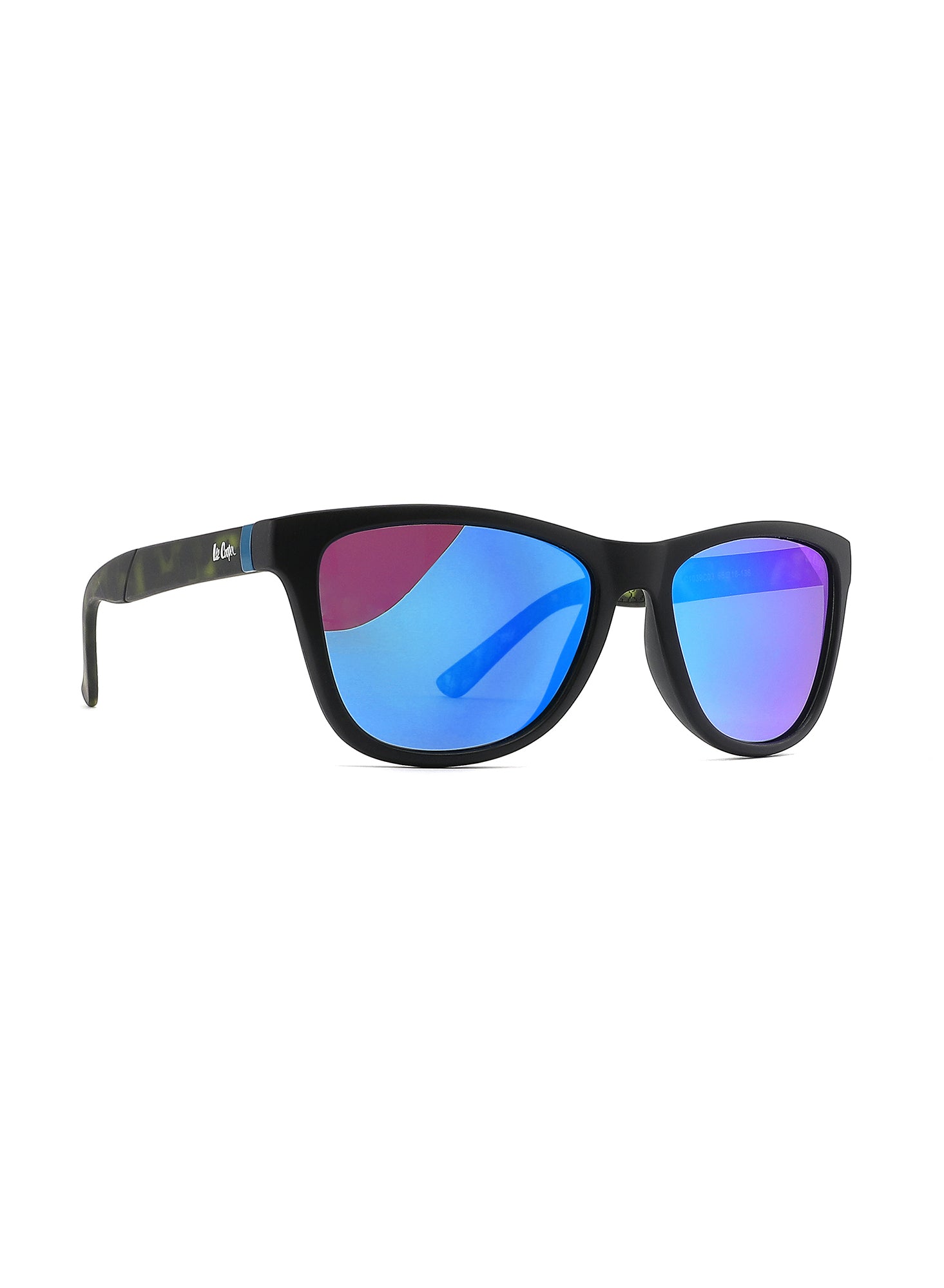 LC1039C03 - Blue Revo Lens - DEMI Plastic Frame - Sunglasses