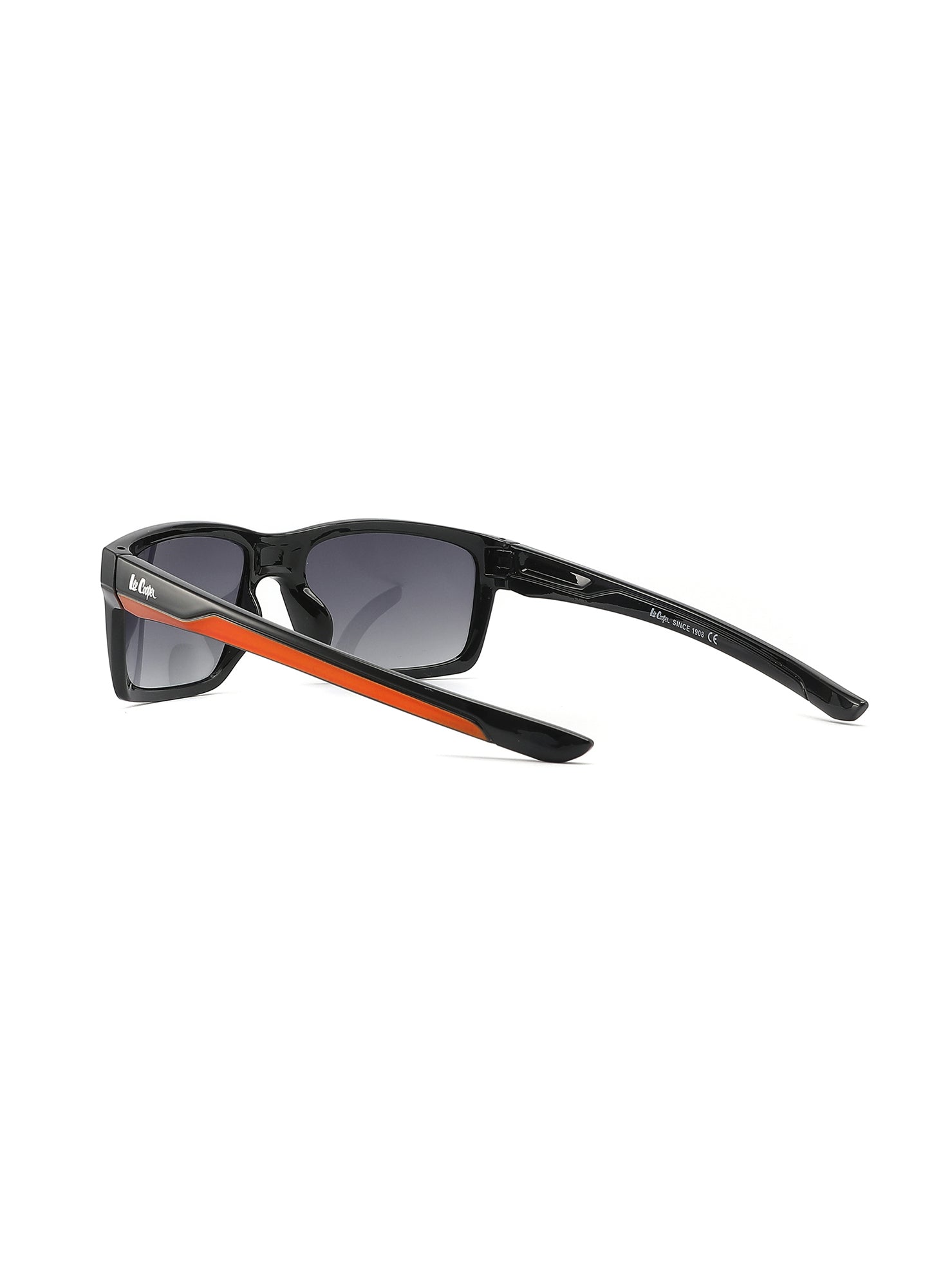 LC1034C02 - Gradient Grey Tint - Black Plastic Frame - Sunglasses