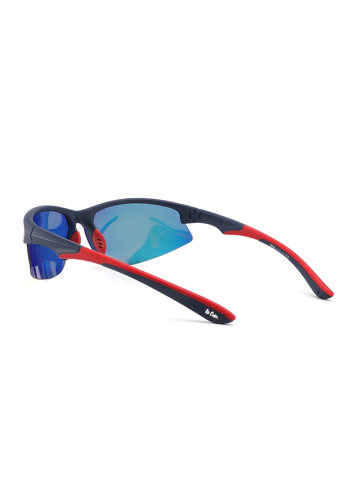 LC1009C02 - Red Revo Lens - M.Blue Frame - Sunglasses