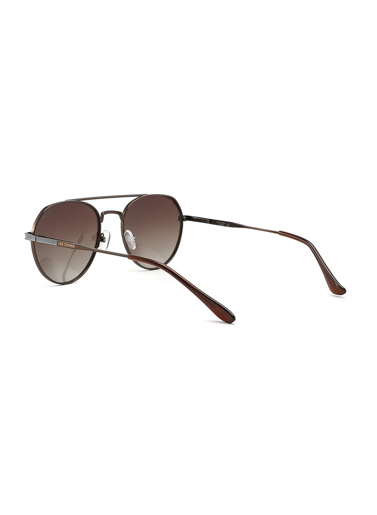 LC1037C03 - Classic Round-Shaped Sunglasses - Metal Frame - Polarized Lenses