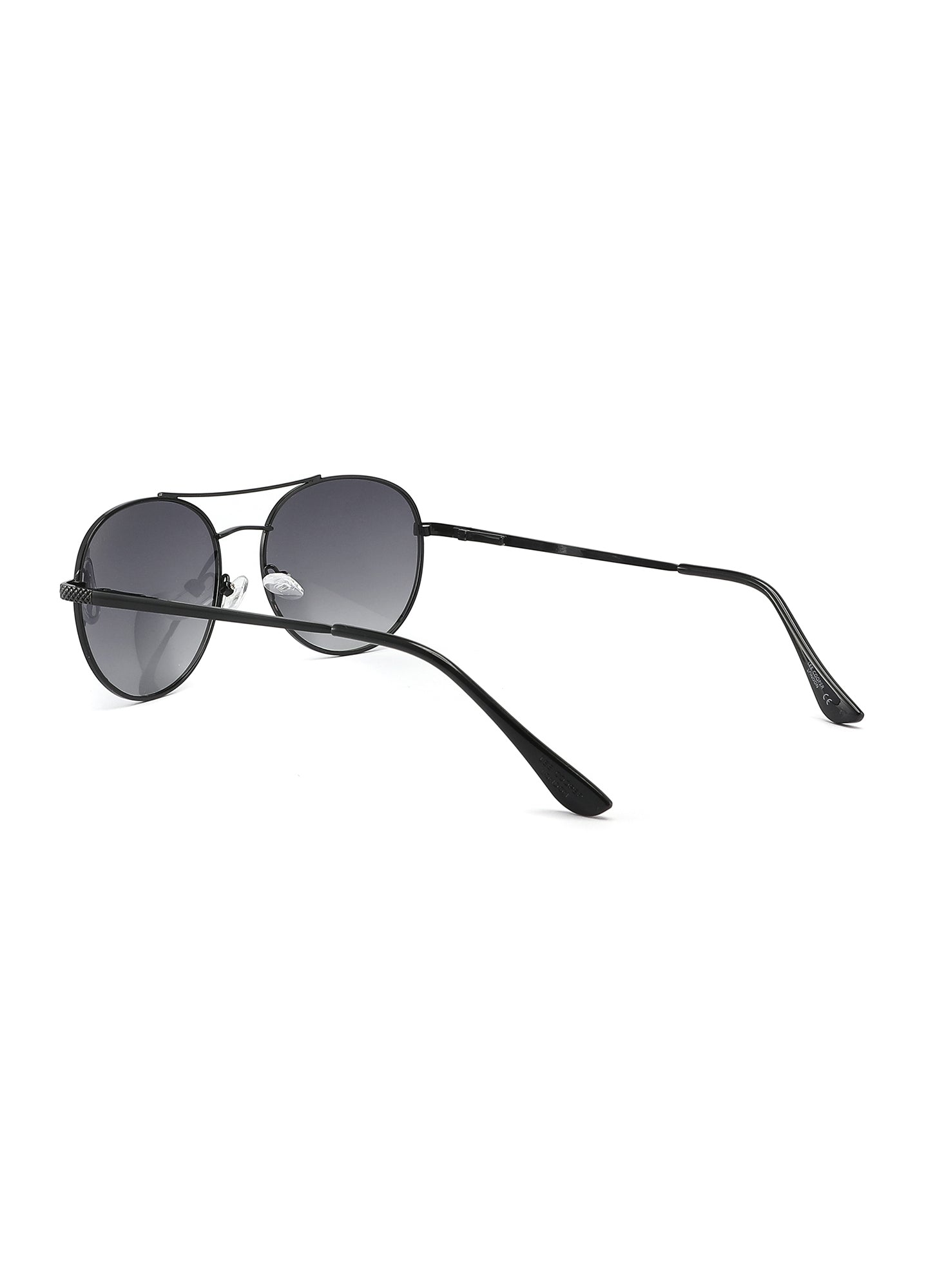 LC1035C02 - Gradient Grey Tint - Black Metal Frame - Sunglasses