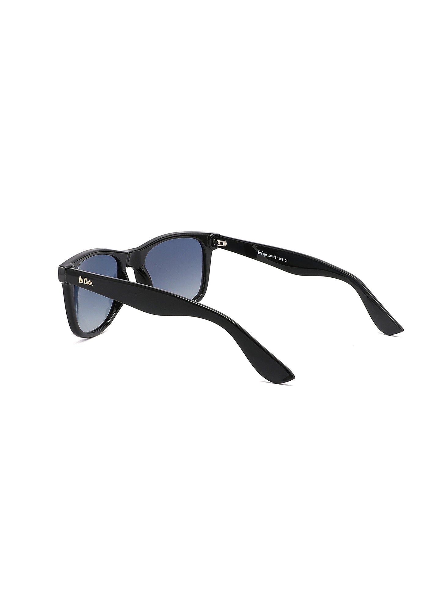 LC1018C01 - Gradient Blue - Shiny Black Frame - Full-Frame Sunglasses