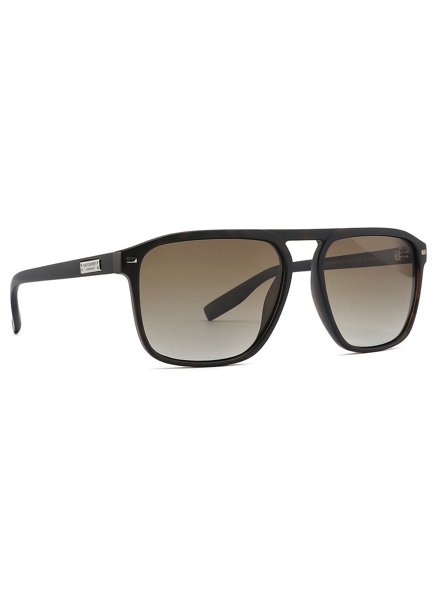 LC1005C03 - Gradient Brown Lens - DEMI Frame - Sunglasses