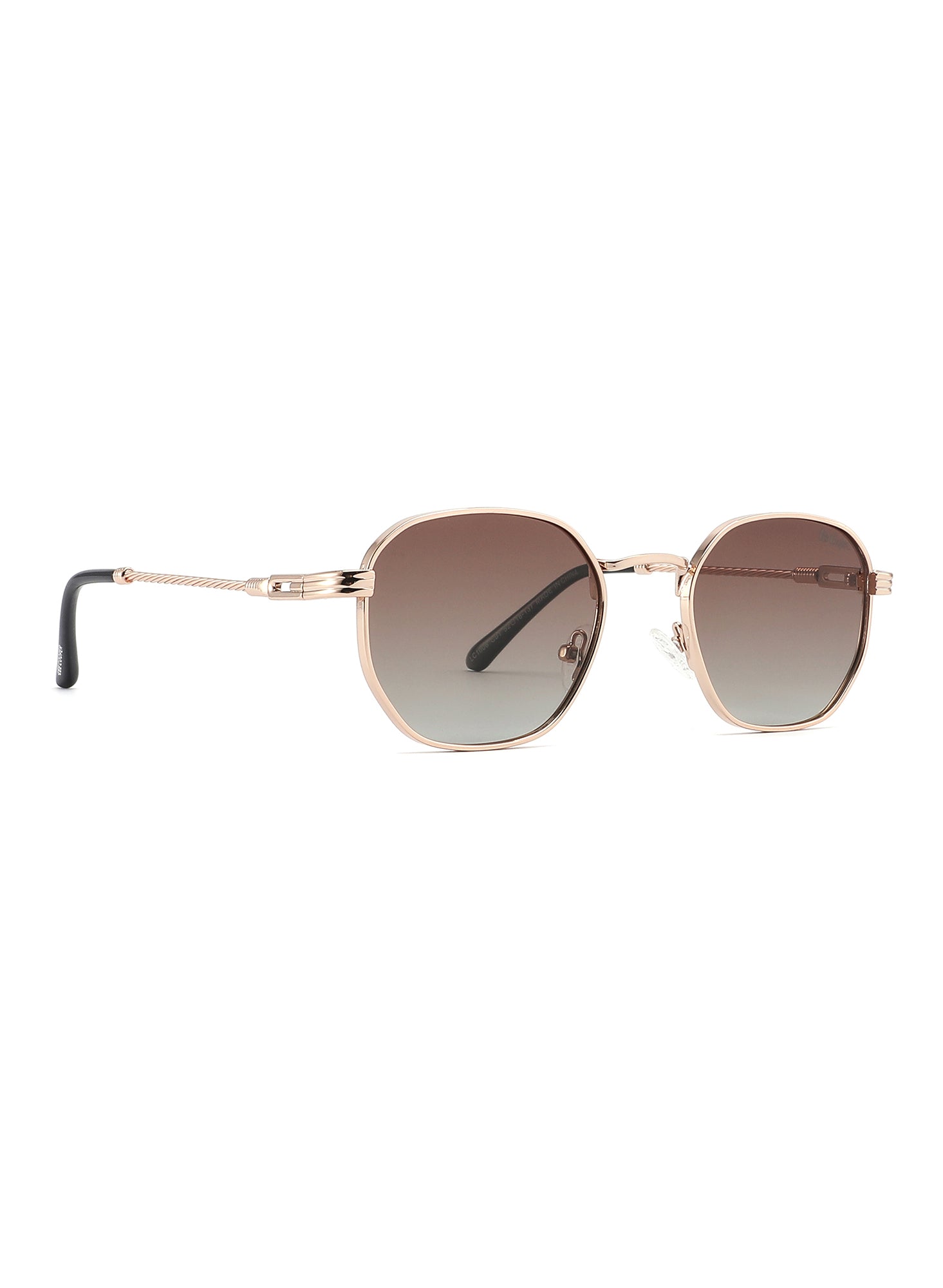 LC1008C01 - Gr.Brown Lens - Gold Frame - Sunglasses