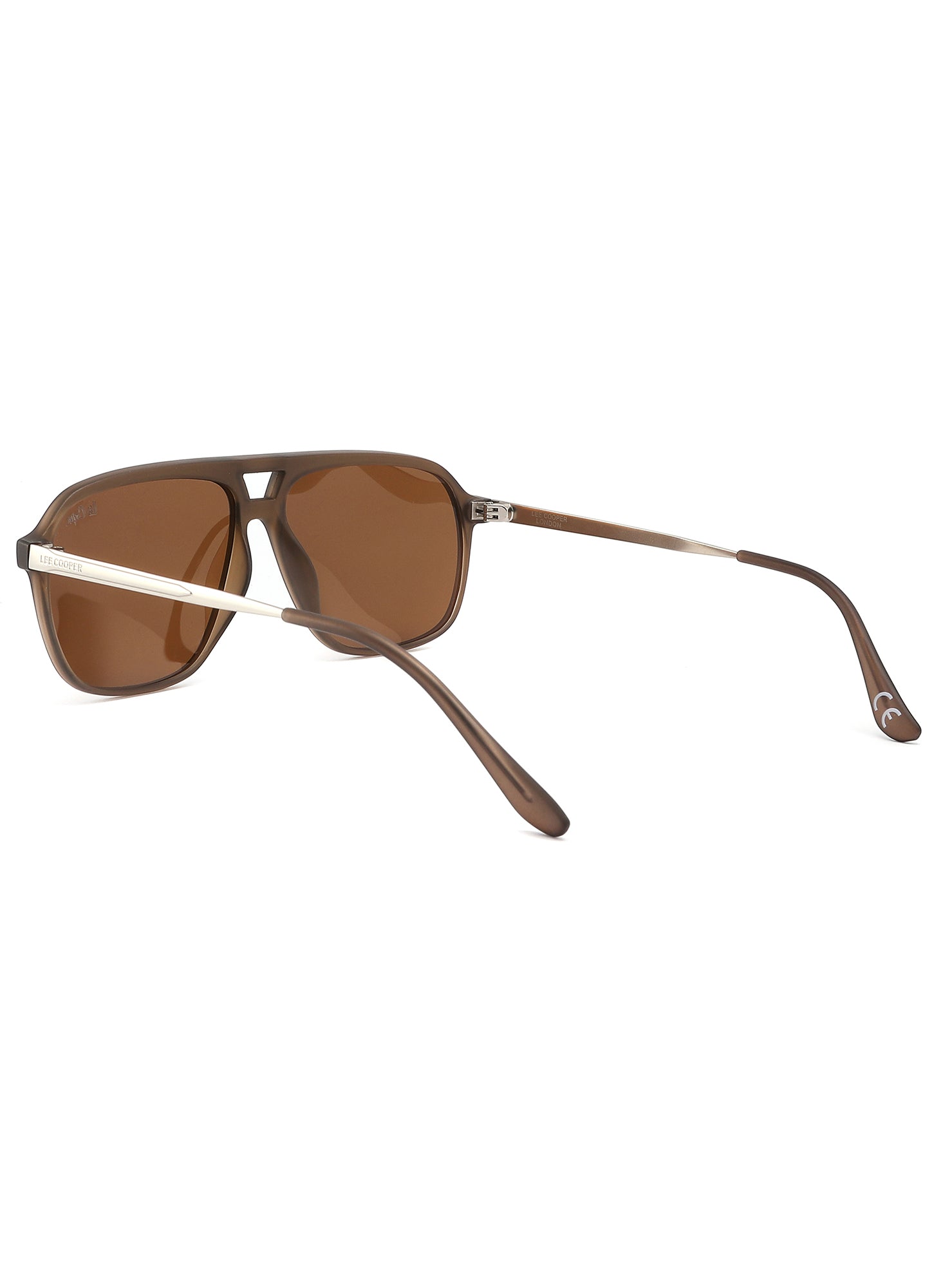 LC1001C02 - Light Brown Retro Vintage - Rectangle - Sunglasses