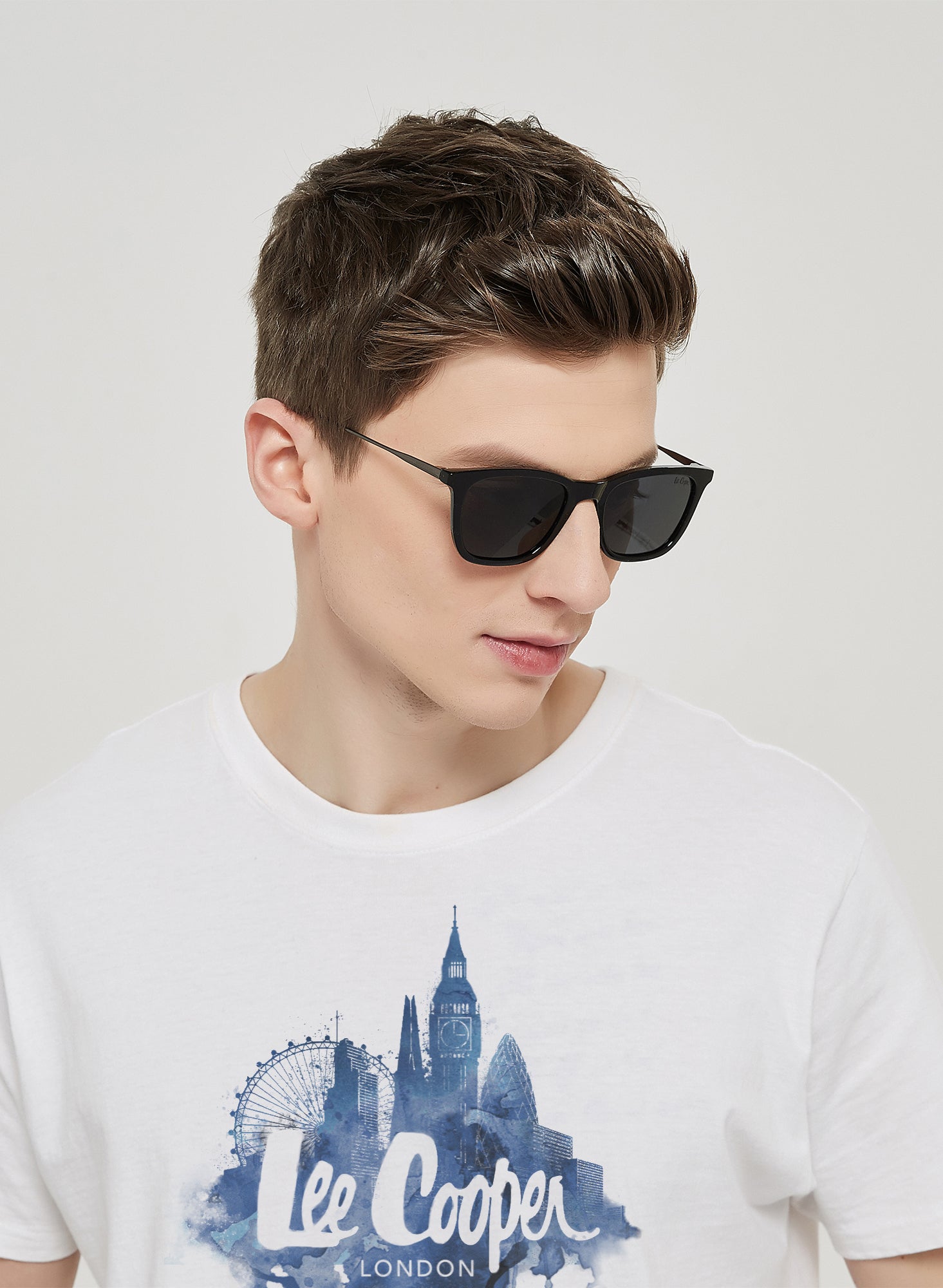 LC1003C03 - Grey Lens - Black Frame - Sunglasses