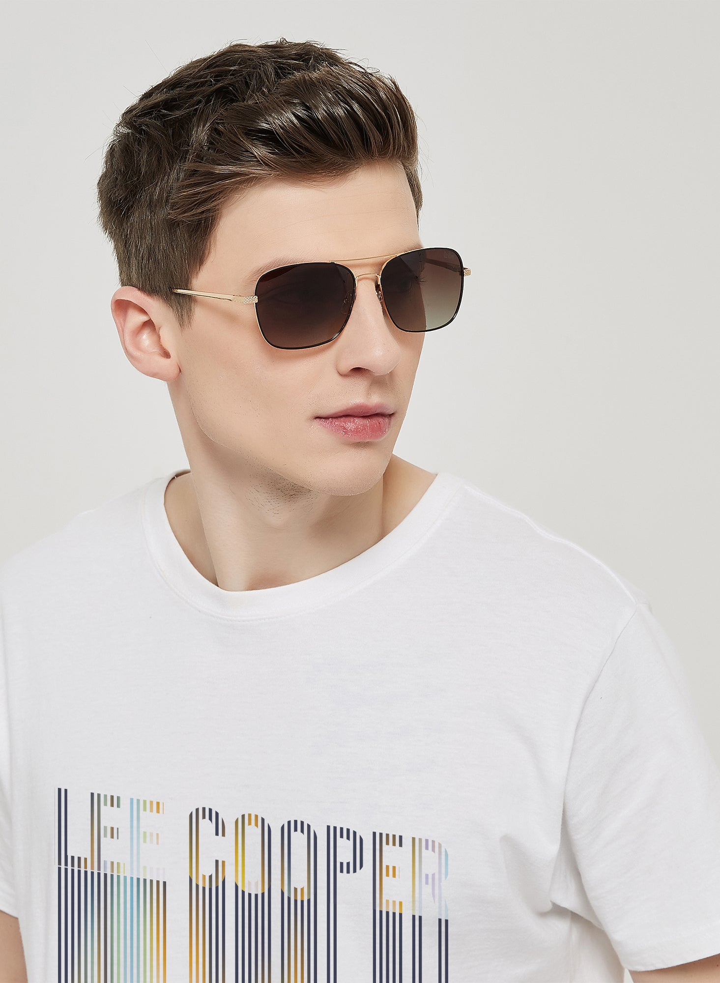 LC1029C02 - Classic Gray Lens - Black Frame - Sunglasses