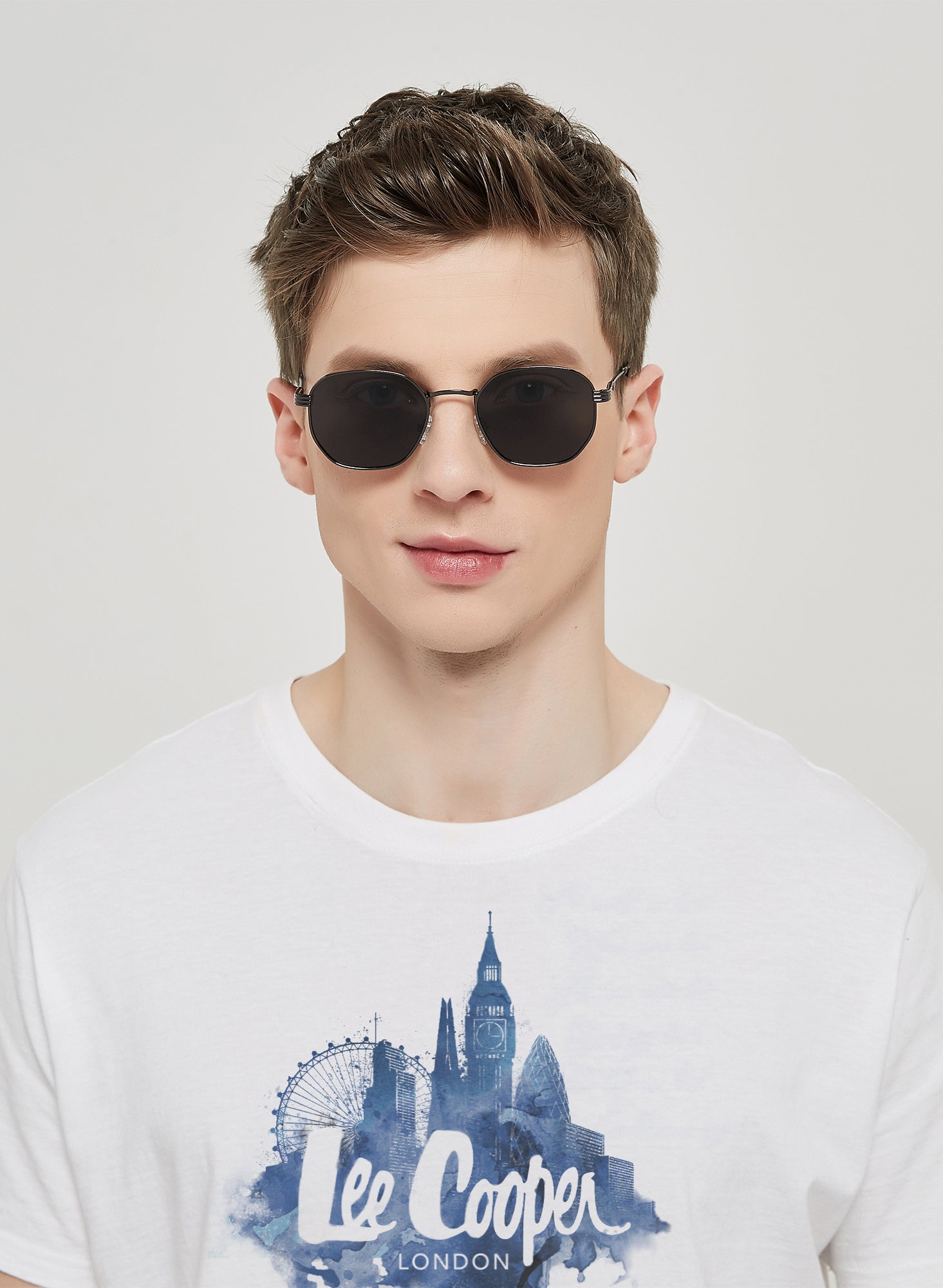 LC1008C02 - Grey Lens - GUN Frame - Sunglasses