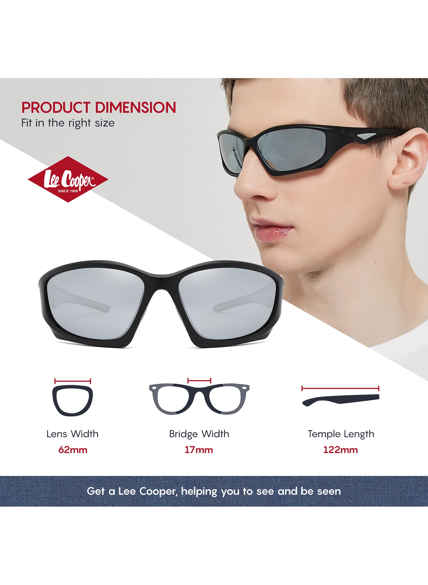 LC1011C04 - Mirror Revo Lens - M.BLACK Frame - Sunglasses