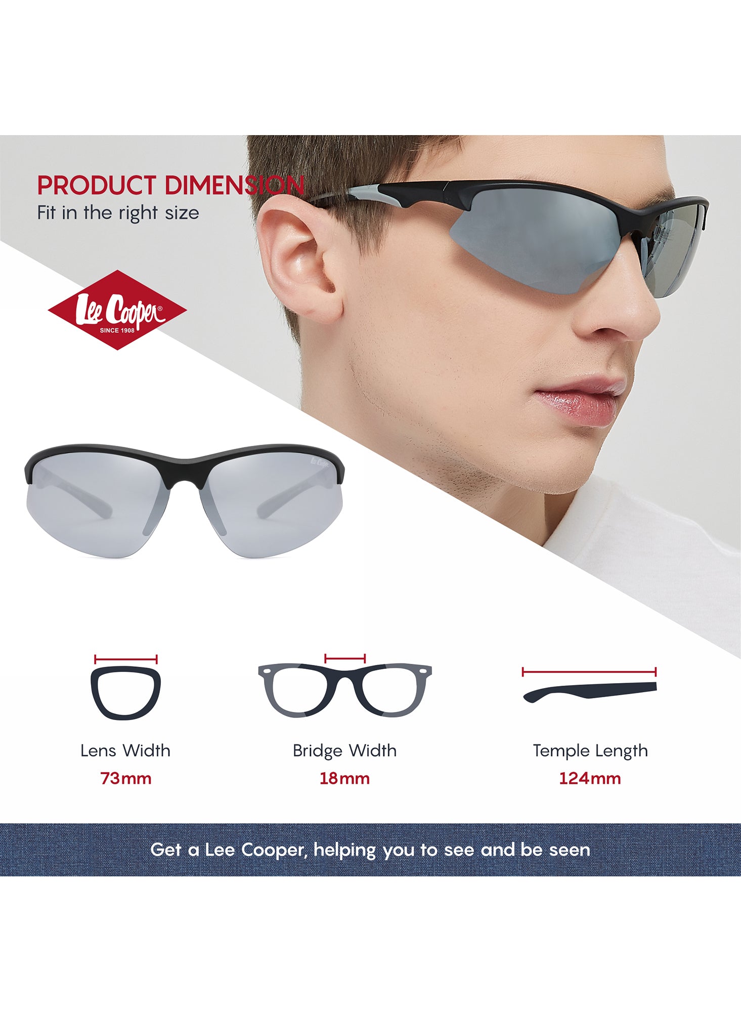 LC1009C01 - Mirror Revo Lens - M.BLACK Frame - Sunglasses