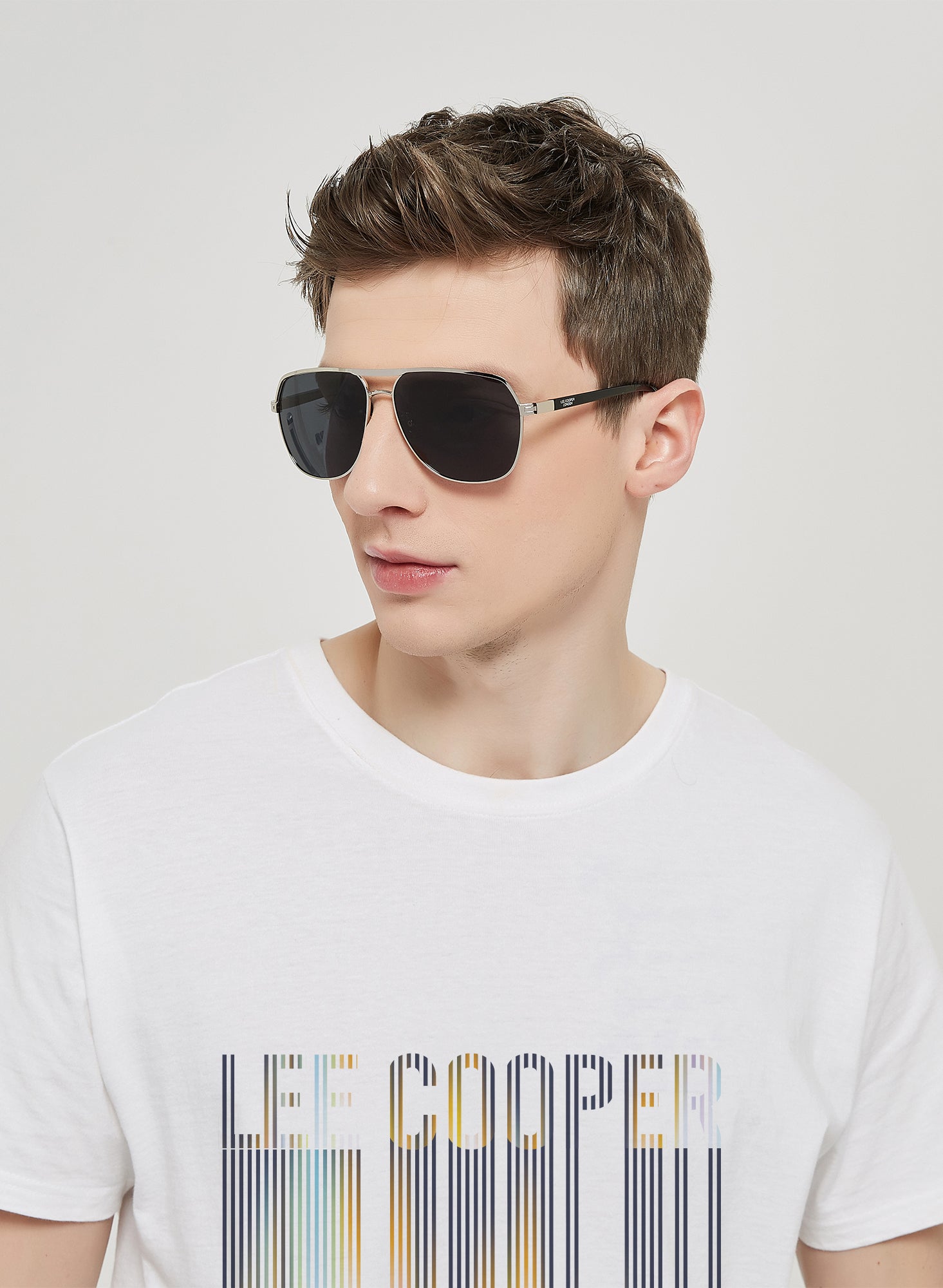 LC1016C03 - Classic Smoke - Sleek Silver Frame - Sunglasses